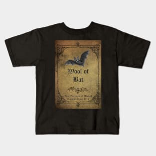 Wool of Bat Apothecary Ingredient Bottle Label Kids T-Shirt